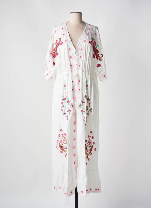 Robe longue blanc CIVICO 1 pour femme