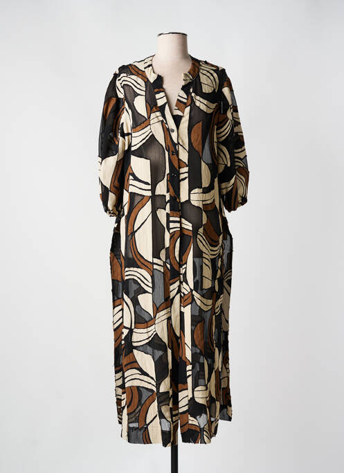 Robe longue noir CARLA MONTANARINI pour femme