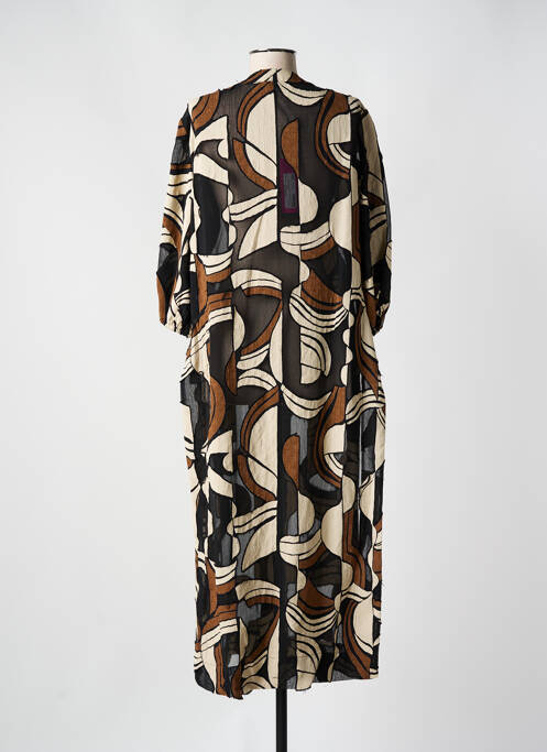 Robe longue noir CARLA MONTANARINI pour femme