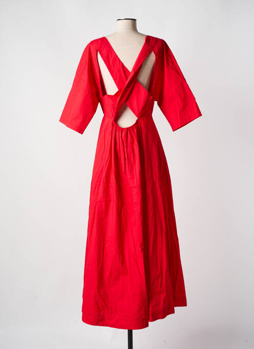 Robe longue rouge ANGELA DAVIS pour femme