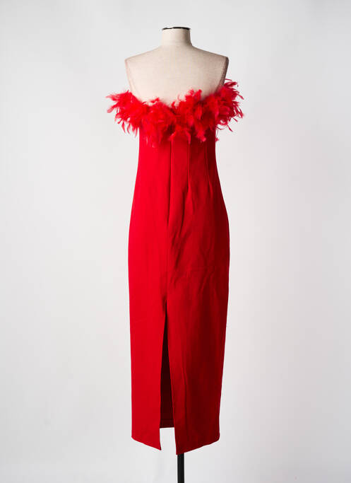 Robe longue rouge LUMINA femme