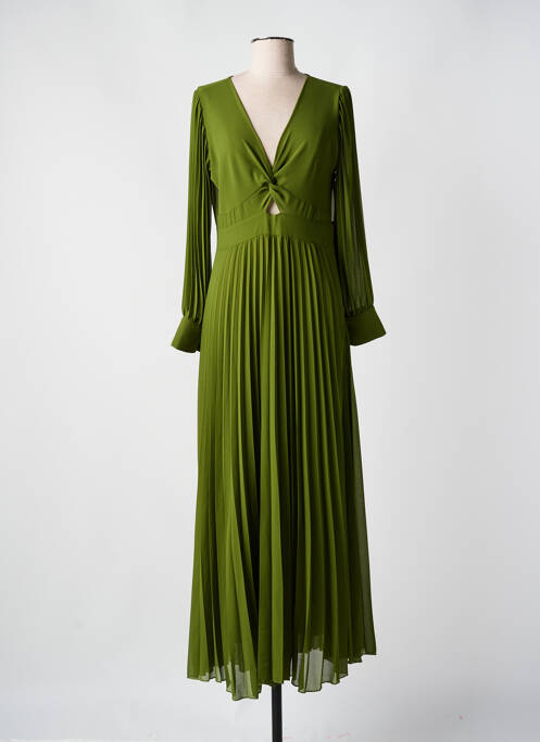 Robe longue vert ANGELA DAVIS pour femme