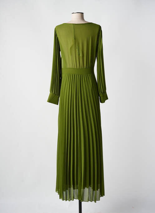 Robe longue vert ANGELA DAVIS pour femme