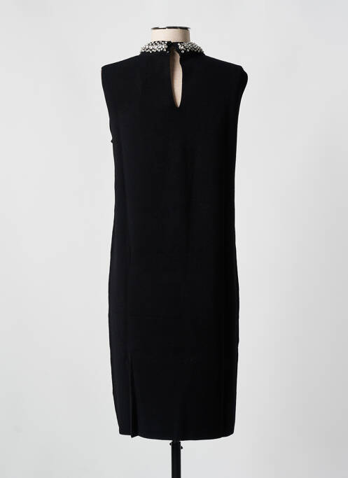 Robe mi-longue noir ANGELA DAVIS pour femme
