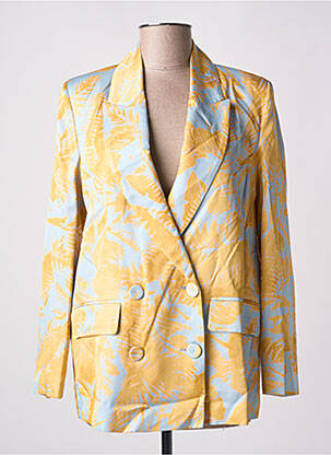 Blazer fausses poches jaune ANGELA DAVIS femme