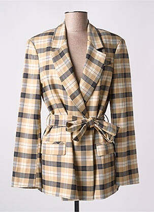 Blazer fausses poches beige ANGELA DAVIS femme