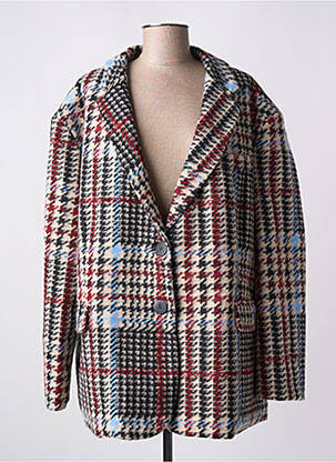 Veste casual epaulette beige LUMINA femme