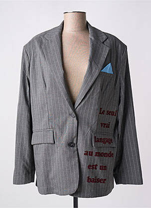 Blazer manches longues gris ANGELA DAVIS femme