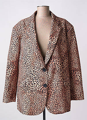 Blazer poches marron LUMINA femme