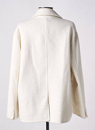 Veste casual col tailleur blanc ANGELA DAVIS femme