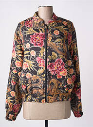 Blouson tissage matelassé noir ANGELA DAVIS femme