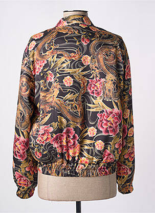 Blouson tissage matelassé noir ANGELA DAVIS femme