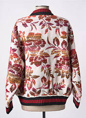 Gilet manches longues marron ANGELA DAVIS pour femme seconde vue