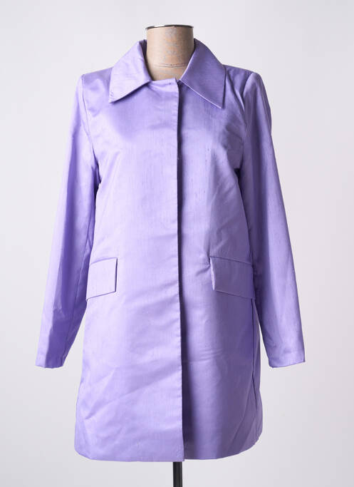 Blazer fausses poches violet LUMINA femme