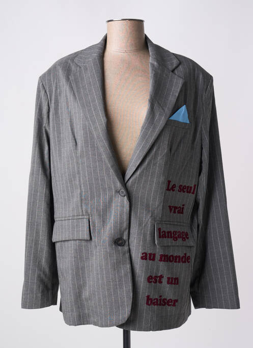 Blazer gris ANGELA DAVIS pour femme