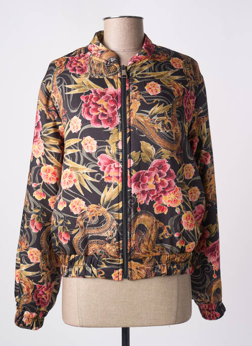 Blouson noir ANGELA DAVIS pour femme