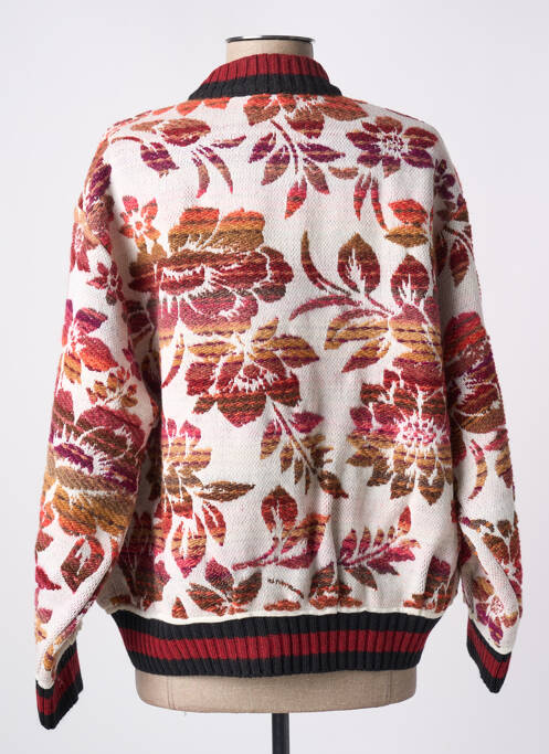 Gilet manches longues marron ANGELA DAVIS pour femme