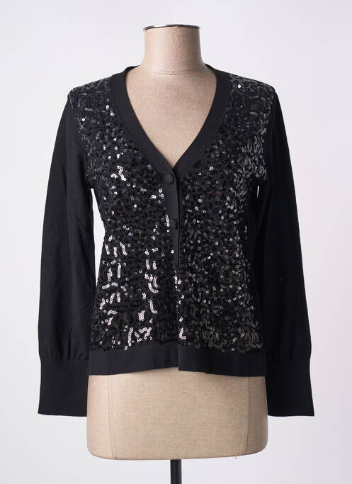 Gilet manches longues noir DIANA GALLESI pour femme