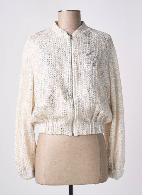 Veste casual beige ANGELA DAVIS pour femme