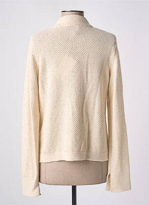 Gilet manches longues coupe cintrée beige FRIDA MADÉ femme