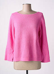 Pull coupe cintrée manches longues rose FRIDA MADÉ femme