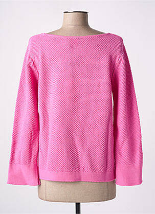 Pull coupe cintrée manches longues rose FRIDA MADÉ femme