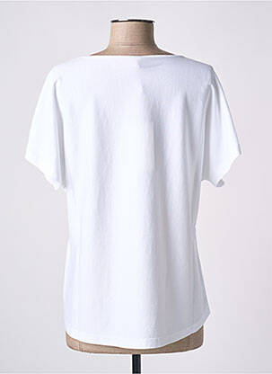 T-shirt sérigraphie manches courtes blanc FRIDA MADÉ femme