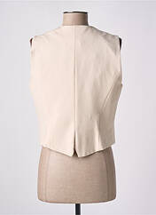 Gilet sans manche beige ANGELA DAVIS pour femme seconde vue