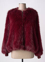 Manteau court rouge ANGELA DAVIS pour femme seconde vue