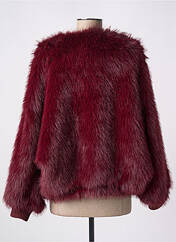 Manteau court rouge ANGELA DAVIS pour femme seconde vue