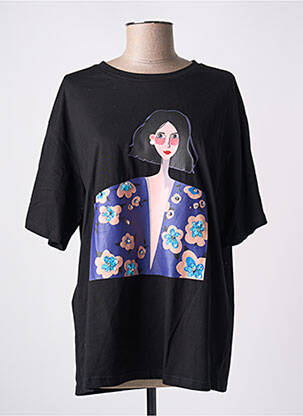 T-shirt noir CHANCE OFF pour femme