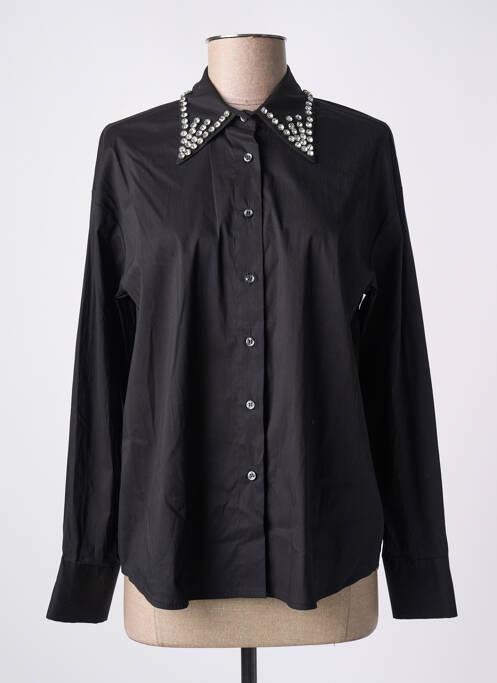 Chemisier noir ANGELA DAVIS pour femme