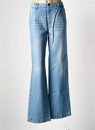 Jean coupe flare poches bleu ANGELA DAVIS femme
