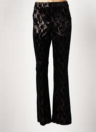 Pantalon slim taille élastique noir ANGELA DAVIS femme