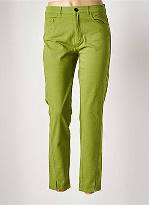 Pantalon slim poches vert DIANA GALLESI femme