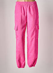 Pantalon cargo rose LUMINA pour femme seconde vue