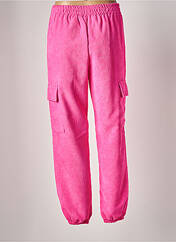 Pantalon cargo rose LUMINA pour femme seconde vue