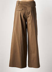 Pantalon flare marron ANGELA DAVIS pour femme seconde vue