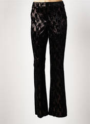 Pantalon slim noir ANGELA DAVIS pour femme seconde vue