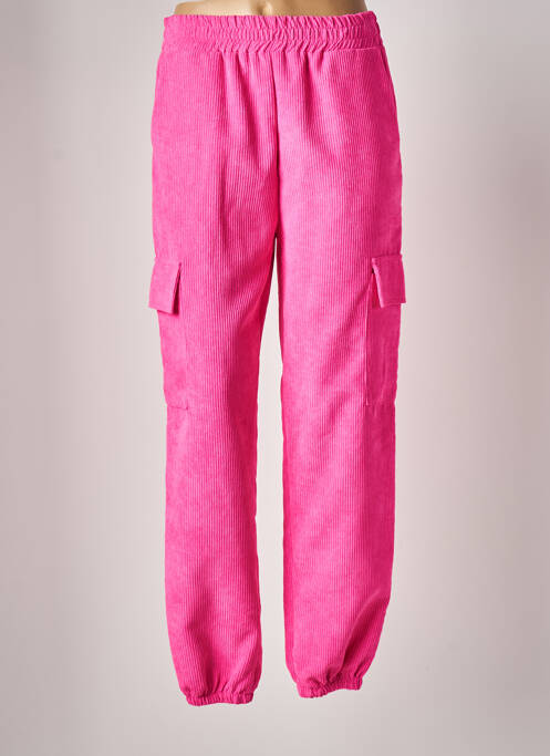 Pantalon cargo rose LUMINA pour femme