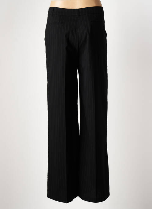 Pantalon droit noir ANGELA DAVIS pour femme