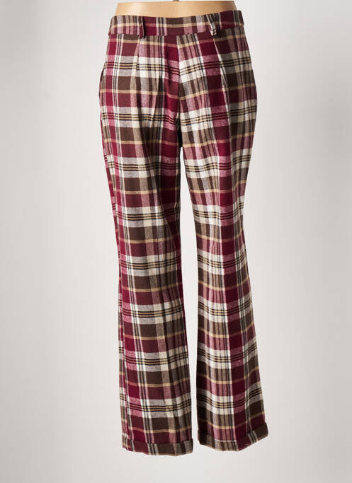 Pantalon droit rouge ALTAMIRA pour femme