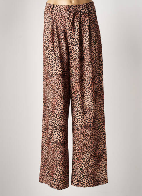 Pantalon flare beige LUMINA pour femme