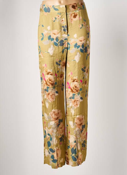 Pantalon large vert ANGELA DAVIS pour femme