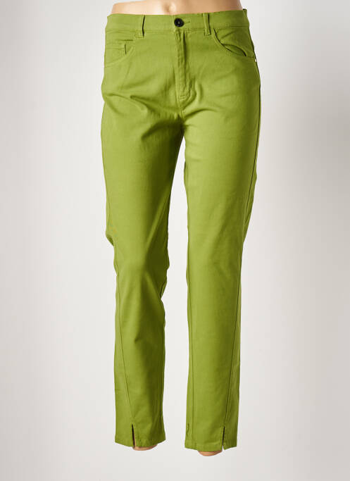 Pantalon slim vert DIANA GALLESI pour femme