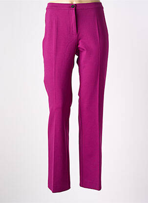 Pantalon slim stretch taille normale violet DIANA GALLESI femme