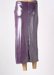 Jupe longue violet LUMINA pour femme seconde vue