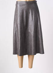 Jupe mi-longue marron ANGELA DAVIS pour femme seconde vue