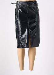 Jupe mi-longue noir LUMINA pour femme seconde vue