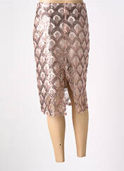 Jupe mi-longue rose ANGELA DAVIS pour femme seconde vue